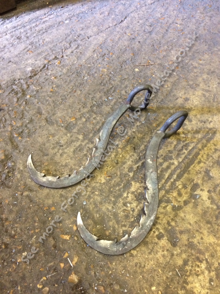 Ice grabs, Tools, MovieMetal, Blacksmith, Forged Iron, Forged Metal, Wrought Iron, Wrought Ironwork, Film & TV, Film Industry, Blacksmithing, Burrows Lea Forge, Metalwork for film, Supplier to Film