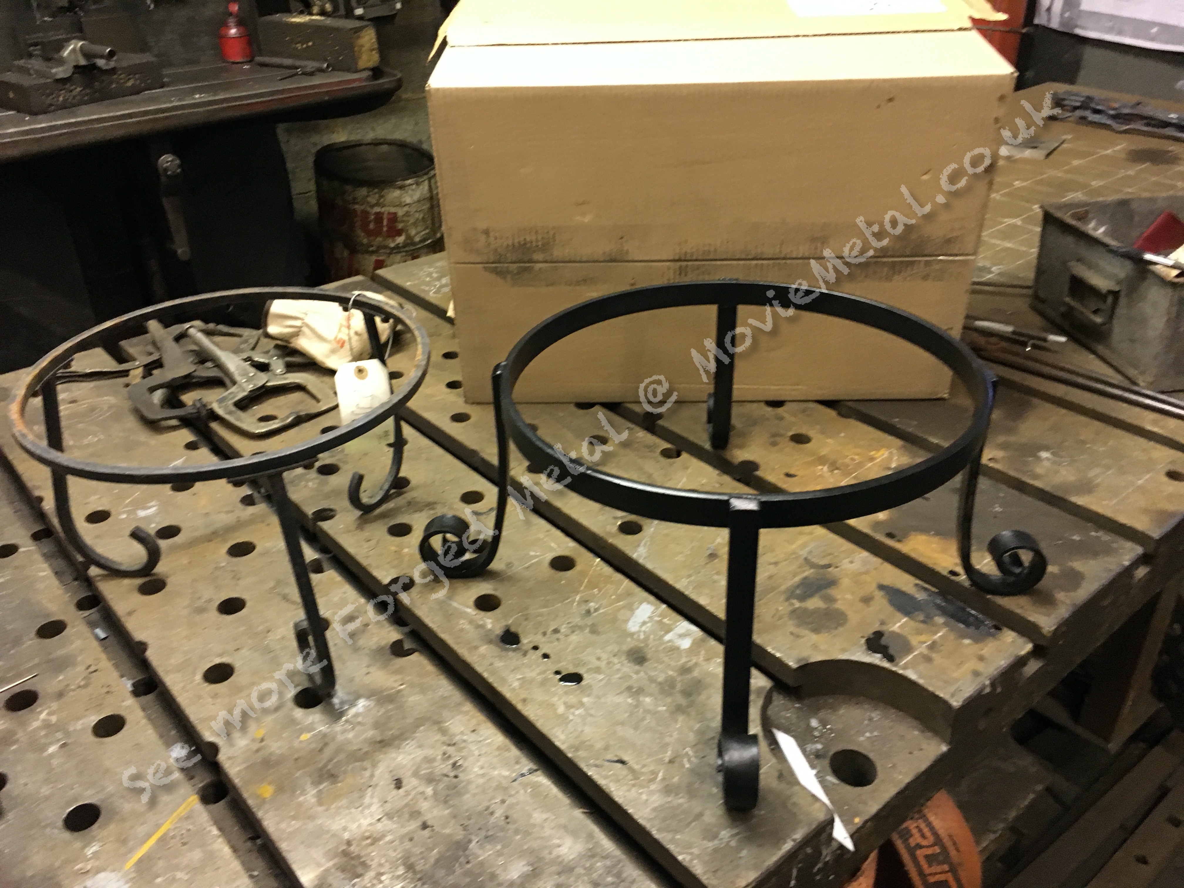 Cauldron Stand, MovieMetal, Blacksmith, Forged Iron, Forged Metal, Wrought Iron, Wrought Ironwork, Film & TV, Film Industry, Blacksmithing, Burrows Lea Forge, Metalwork for film, Supplier to Film