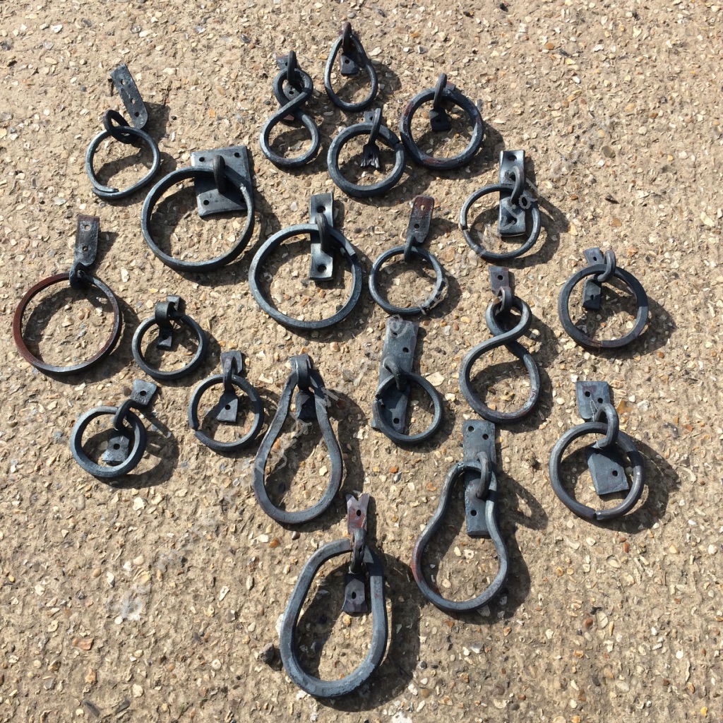 Ring pulls, MovieMetal, Blacksmith, Forged Iron, Forged Metal, Wrought Iron, Wrought Ironwork, Film & TV, Film Industry, Blacksmithing, Burrows Lea Forge, Metalwork for film, Supplier to Film