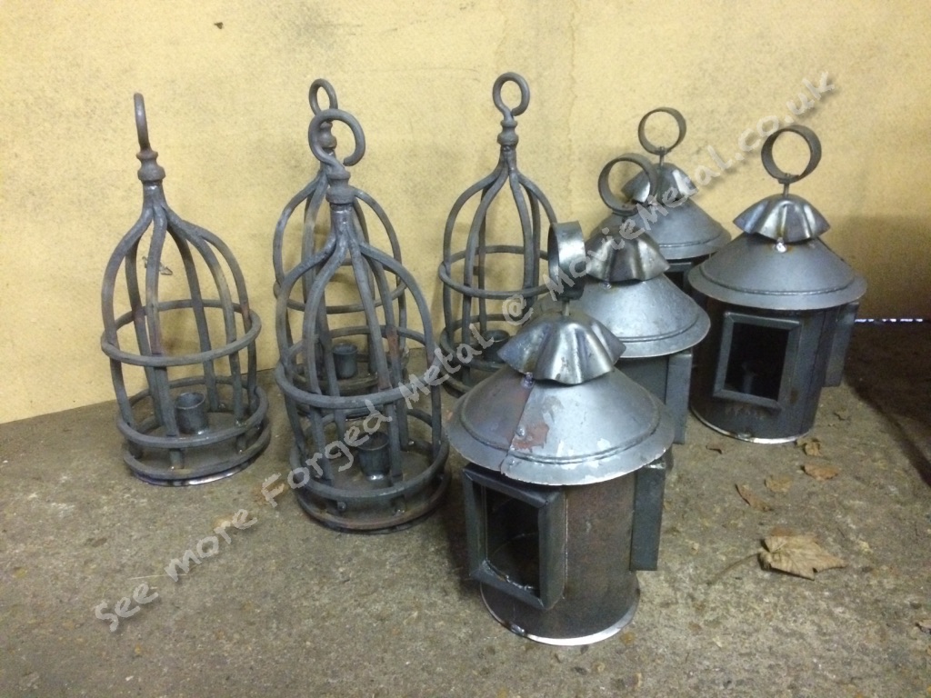 Lanterns, Lighting, MovieMetal, Blacksmith, Forged Iron, Forged Metal, Wrought Iron, Wrought Ironwork, Film & TV, Film Industry, Blacksmithing, Burrows Lea Forge, Metalwork for film, Supplier to Filmng,