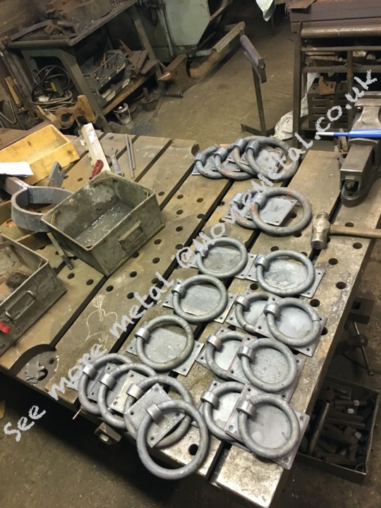 Ring pulls, Medieval, Door Furniture, MovieMetal, Blacksmith, Forged Iron, Forged Metal, Wrought Iron, Wrought Ironwork, Film & TV, Film Industry, Blacksmithing, Burrows Lea Forge, Metalwork for film, Supplier to Film